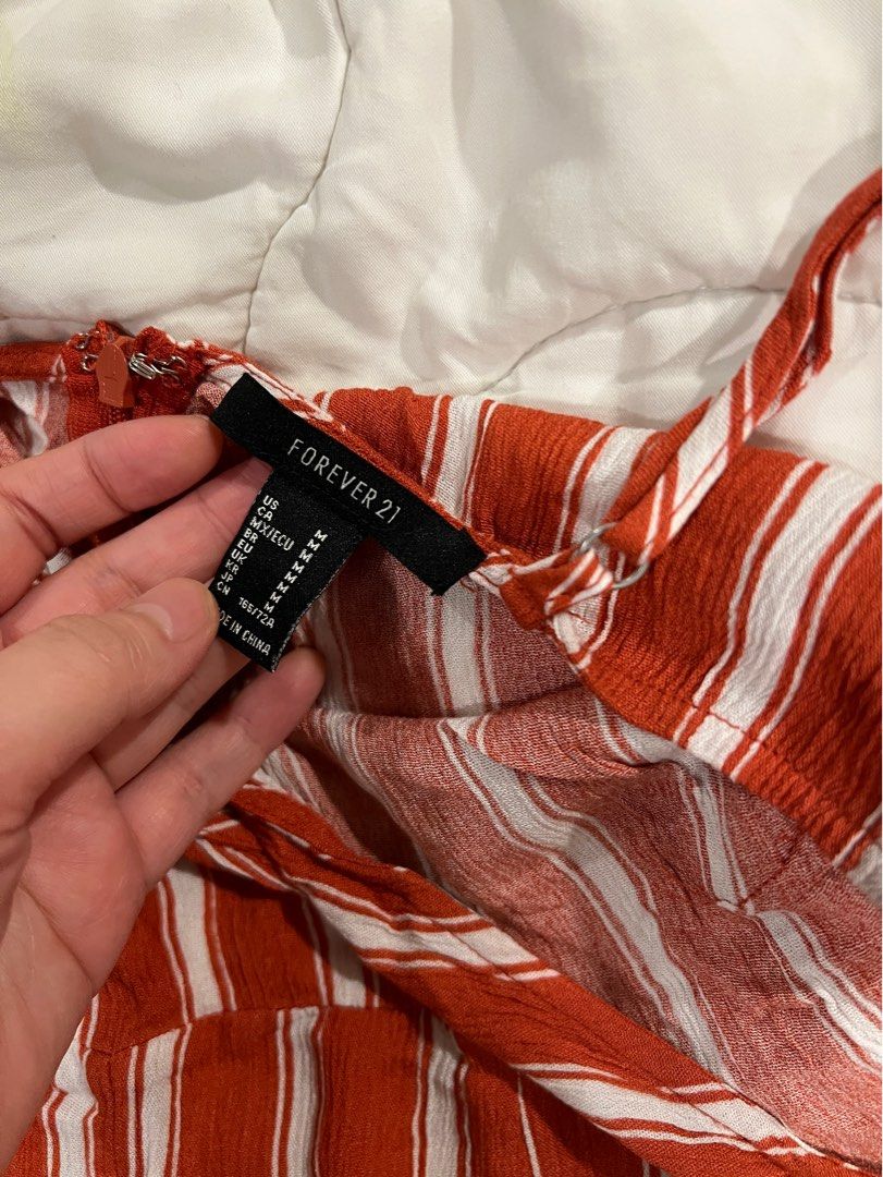 Forever 21 orange jumpsuit store