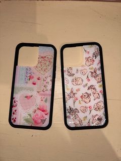 Frilly Floral Wildflower Case 14 pro max coquette bonnets bunnies 