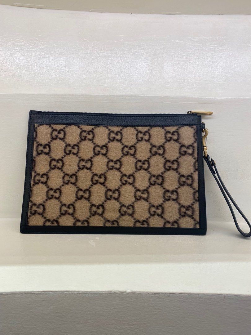 Gucci GG Wool Pouch