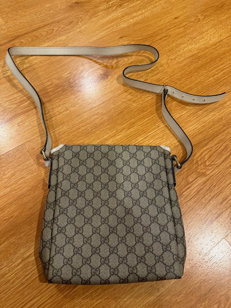 Gucci man bag beige sales