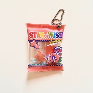 gummy star keychain (t. trinkets, foodie, aniks, anik-anik, phone charm)