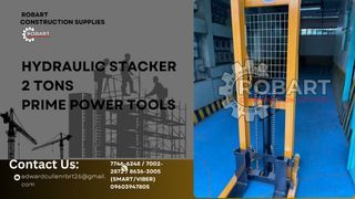 Hydraulic Stacker 2 tons prime power tools color: yellow