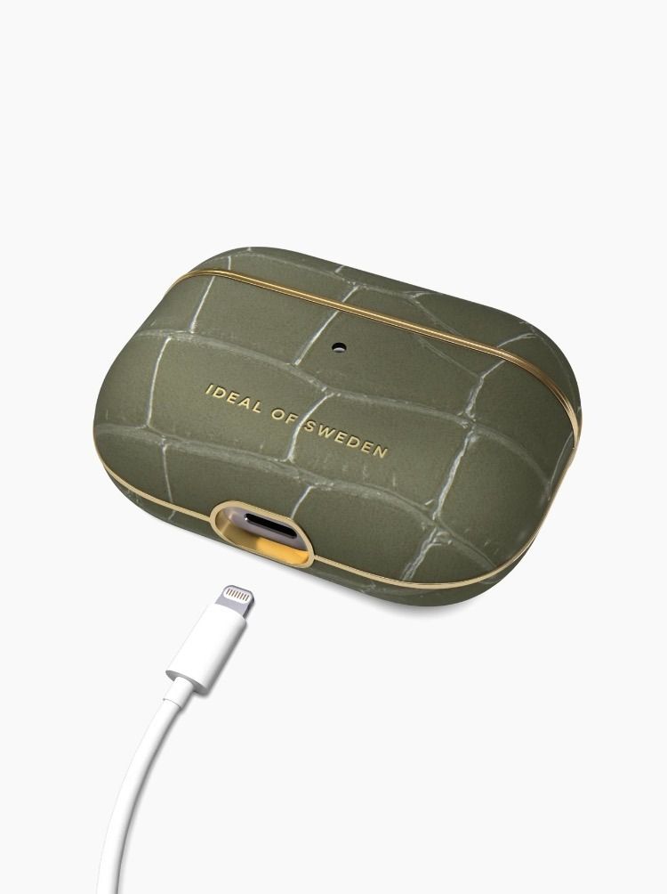 IDEAL OF SWEDEN BNIB Airpod Pro Case (KHAKI CROCO), Audio