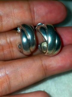 Imported 925 Silver Earrings Makapal