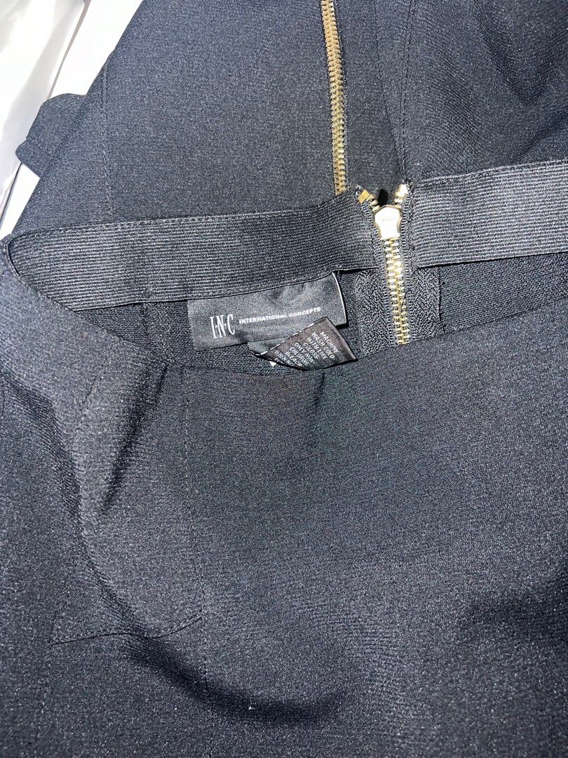 INC Black Pencil Skirt (Category: Skirts) located in Pasig City. Submitted by izathing (Listing ID 1309488720, Image 2). Description: DECLUTTERING ✨ Used only once :).