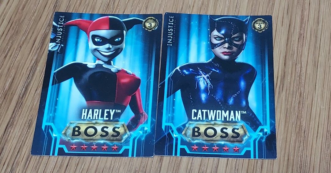 Injustice team/boss cards, Hobbies & Toys, Toys & Games on Carousell