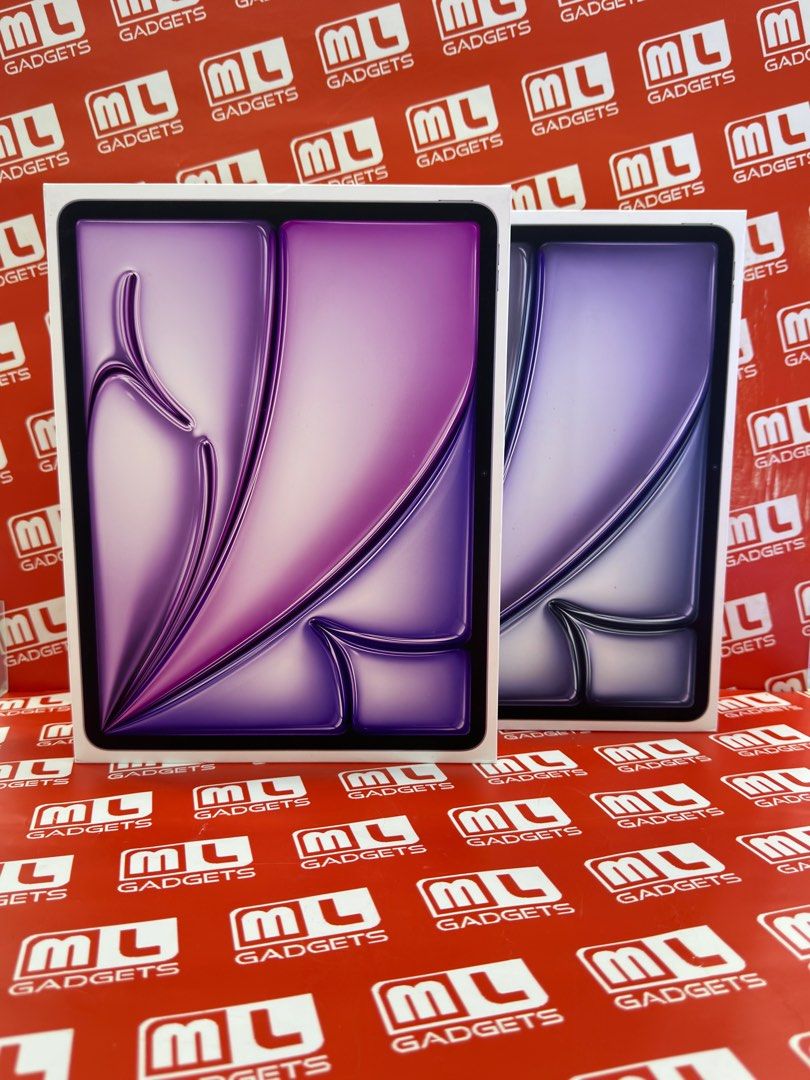 iPad Air M2 (Category: iPad) located in Makati City. Submitted by ml.gadgets (Listing ID 1309459190, Image 1). Description: iPad Air M2 13inch Wifi only Purple 128gb - 49,990 256gb - 55,990 BELOW SRP!!! - Brand New and Sealed - 3 days shop replacement warranty - 1 year Apple Limited warranty ✅ Cash on Delivery ✅ Cash upon pick up (SM Jazz Residences Makati) ✅ Gcash/Maya ✅ Online Bank Transfer (BDO, BPI, UNIONBANK, METROBANK) ✅ We accept credit ca