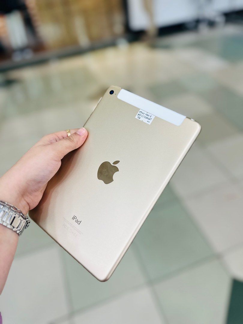 Ipad Mini 4 128GB WIFI AND CELLULAR NO ISSUES openline (Category: iPad) located in San Juan City. Submitted by saabangadgetshop (Listing ID 1309493640, Image 2). Description: Onhand | Pre-owned Ipad Mini 4 128GB WITH SIM OPENLINE NTC APPROVED NO HIDDEN ISSUES NO HISTORY OF REPAIR 99%Smooth TEST TO SAWA RESET ALL YOU WANT NOT REFURBISHED AUTHENTIC PHONE ALL WORKING FREE 3uTools 🖥️ Mode of Payment : ⬇️ ▪️Cash ▪️Bank Transfer ▪️Gcash ▪️Credit Card 