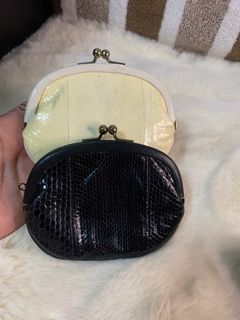 Japan learher bundle kisslock purse