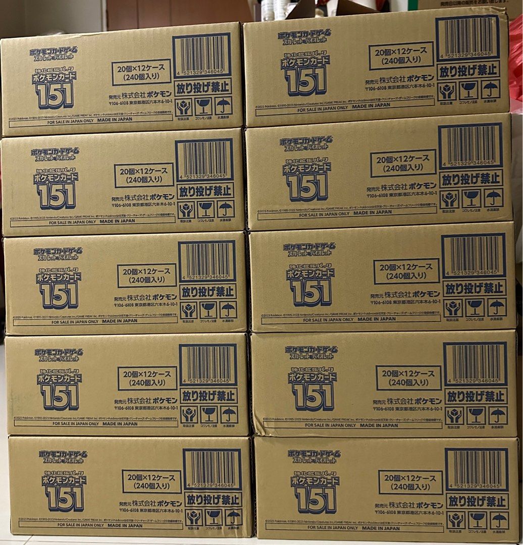 Japanese 151 Booster Box/Pokemon Cards/Charizard/Pikachu/OP8/PRB01/OP9/One  Piece, Hobbies & Toys, Toys & Games on Carousell