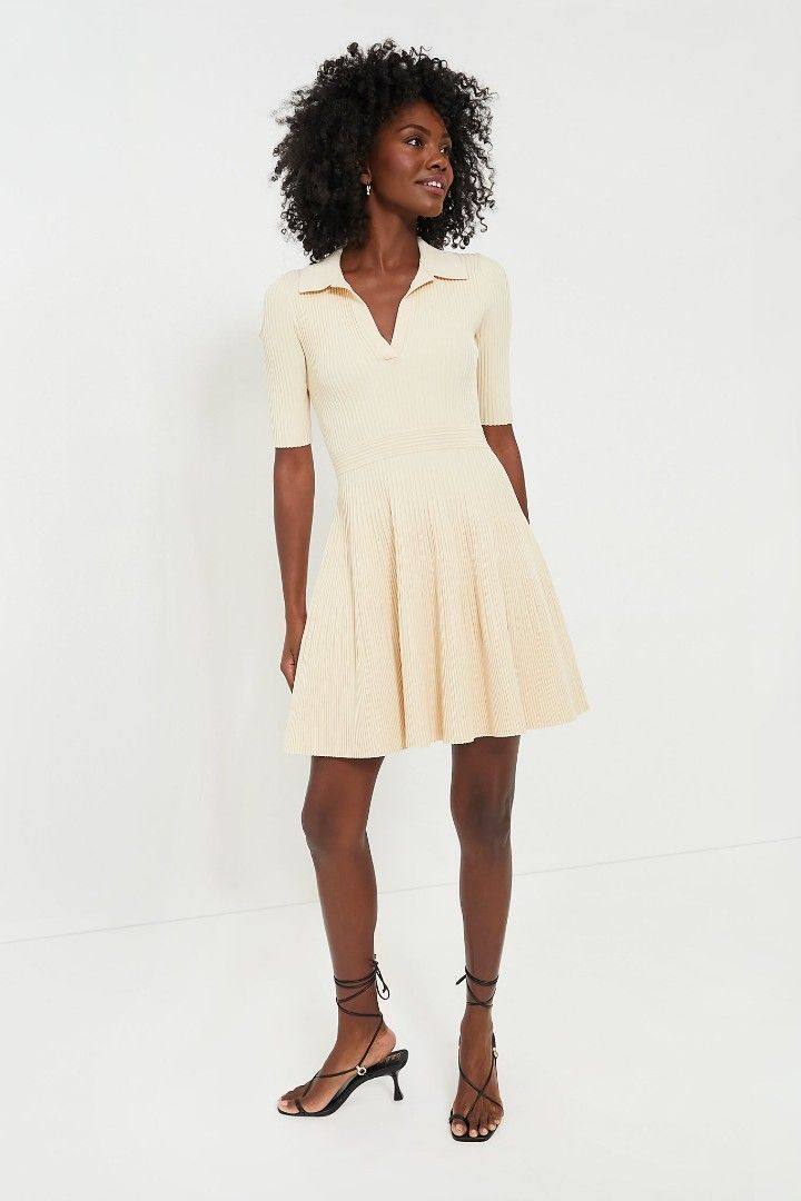 jonathan simkhai ribbed dress Alejandra ribbed-knit minidress in black - Simkhai