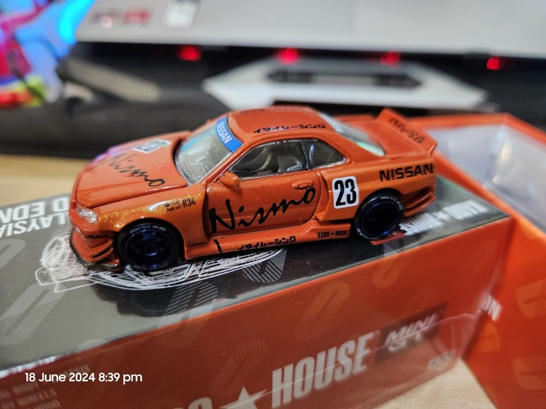 Kaido house R34 orange Malaysia サイン - メルカリ