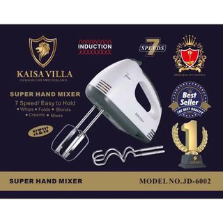 KAISA VILLA (JD-6002) Hand Mixer Electric Mixer for Baking Egg Beater