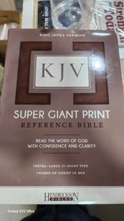 King James Version (KJV) of the Holy Bible in SUPER Giant Reference Copy