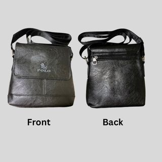 Leather sling bag formal wear for men and women