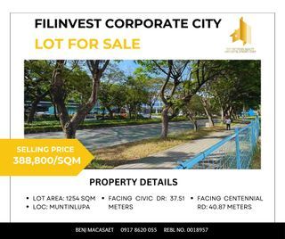 Lot For Sale in Filinvest Corporate City, Alabang Muntinlupa