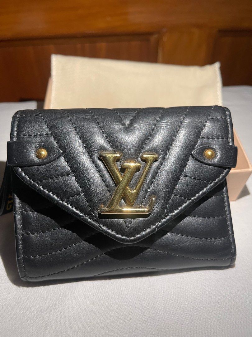 Louis Vuitton New Wave Compact Wallet (Category: Luxury Bags & Wallets) located in Marikina City. Submitted by ellemss (Listing ID 1309387569, Image 2). Description: With initials: K.M Item is in mint condition Comes with the box.