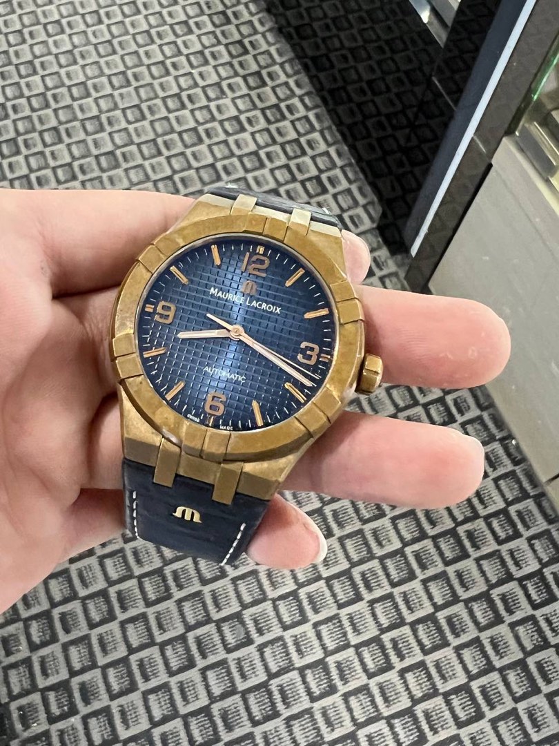 MAURICE LACROIX AIKON BRONZE SWISS MADE LIMITED EDITION AUTOMATIC AL6008 Men s Fashion Watches Accessories Watches on Carousell