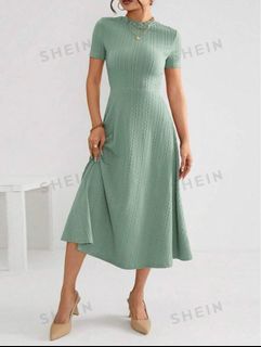 Mint green dress