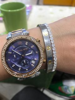 MK watch  original & tennis bracelet bundle