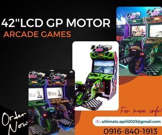 Motor Arcade Game 42''LCD GP motor