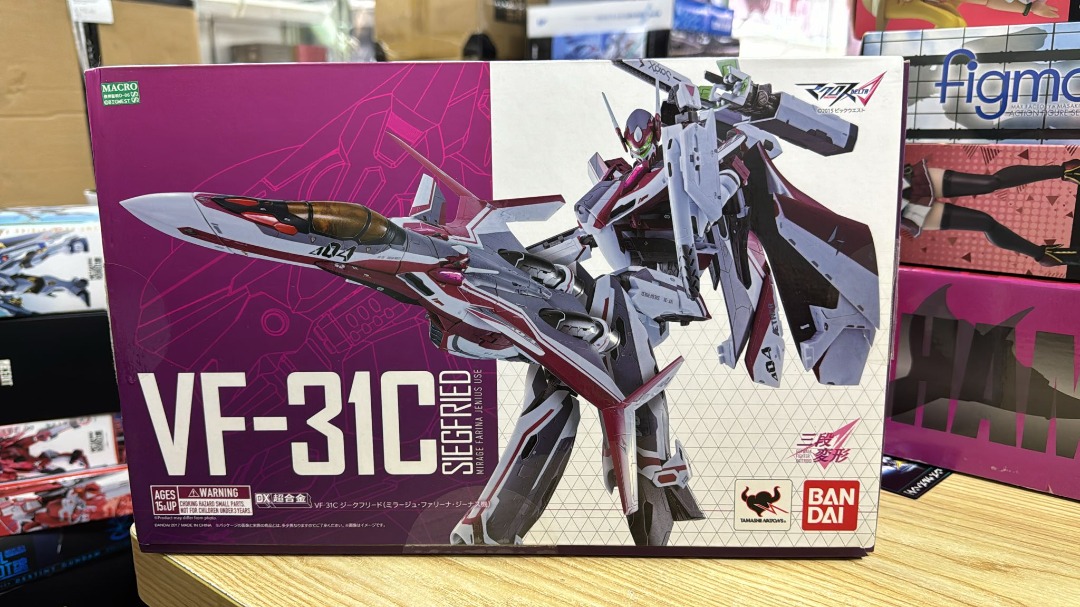 (N)開封品 Bandai DX Chogokin VF-31C Macross Delta Siegfried Mirage Farina ...