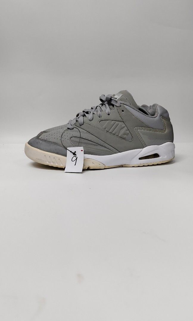 NIKE AIR TECH CHALLENGE 4 LOW WOLF GREY 9 UK Men s Fashion Footwear Sneakers on Carousell
