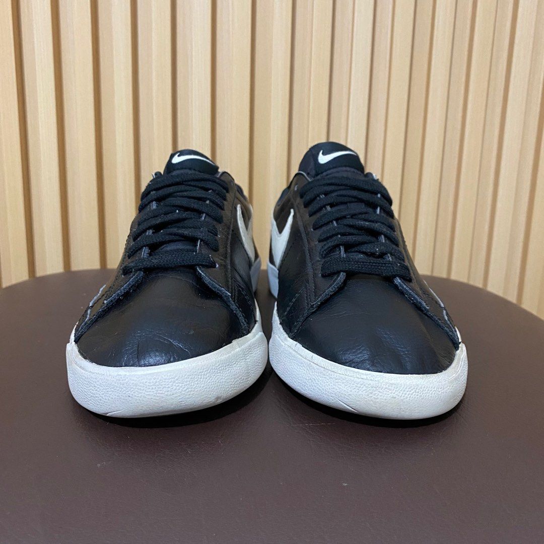 Nike Blazer Low Leather Black Sail Fesyen Pria Sepatu Sneakers di Carousell