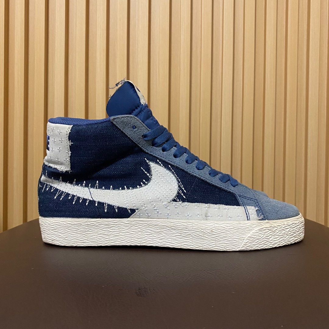 nike blazer sashiko navy