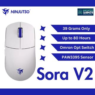 Ratón inalámbrico para juegos Ninjutso Sora V2