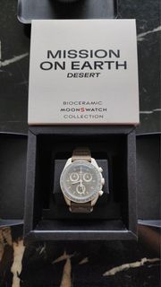 Omega Swatch Moonswatch Mission on Earth Desert Brand New