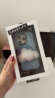Original CASETiFY iPhone 15 Pro case - Marshmallow Cloud