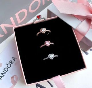 Pandora elevated heart ring 💕