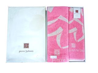 Pierre Balmain Bath Towel and Hand Towel Set 💯 Cotton