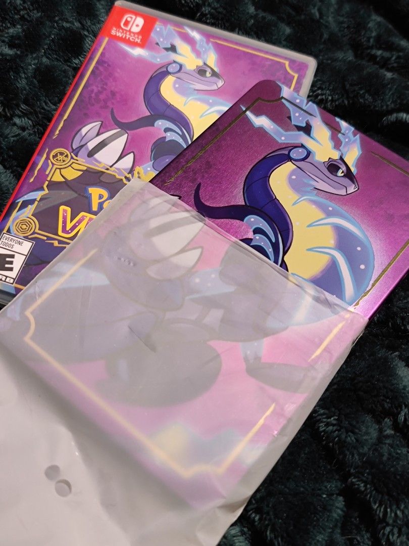 Pokemon Violet (Nintendo Switch) (Category: Nintendo) located in Manila. Submitted by etonrs (Listing ID 1309519452, Image 2). Description: Includes box, cartridge, and metal box Item tested and fully working Meet-ups available in Robinsons Manila or Greenbelt/Glorietta.