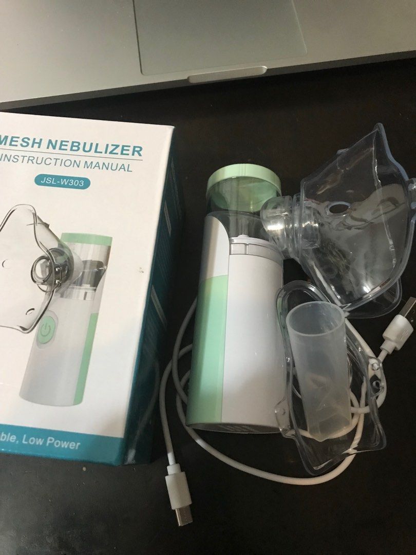 Portable nebulizer (Category: Medical Supplies & Tools) located in Las Pinas. Submitted by rng.ph (Listing ID 1309404881, Image 1). Description: Bnew Usb or battery operated .