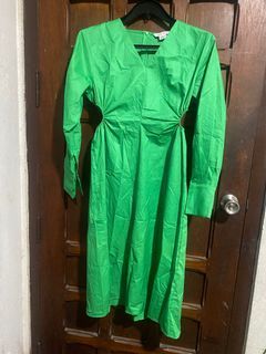 Premium Midi Dress (green, xs on tag)