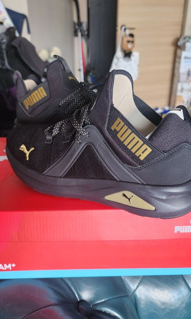 PUMA Enzo 2 Black Gold Sneakers