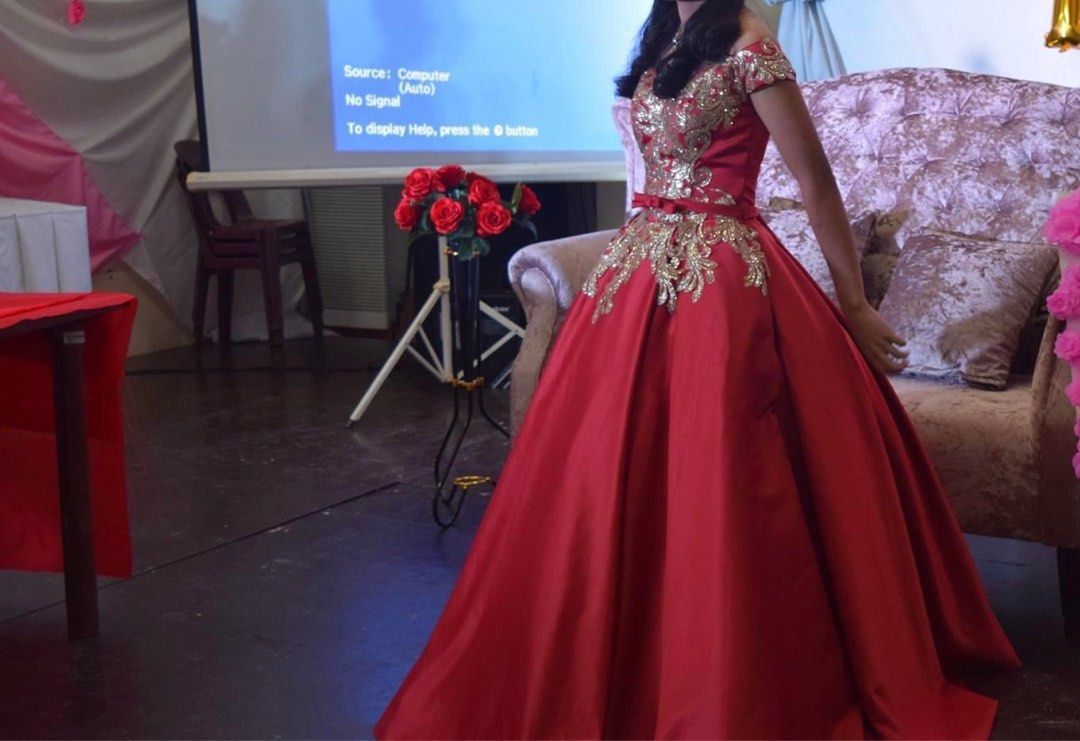 sachin and babi light blue dress Long sleeves One shoulder Gold Appliques Burgundy Prom Dresses  Ballbella
