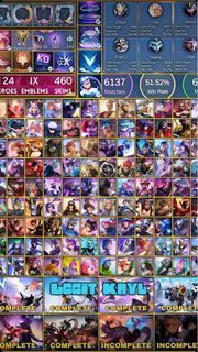 ‼️RUSH‼️LUXURY MOBILE LEGENDS ACCOUNT FOR SALE
