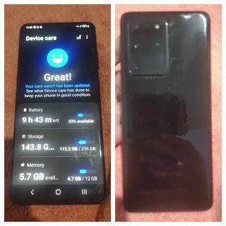 Samsung s20 ultra 5g 12/256 Snapdragon