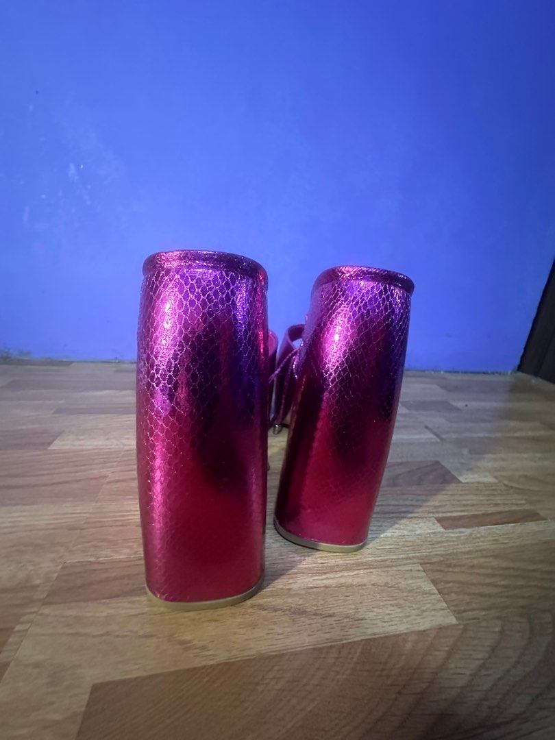 Shein Tie-Up Platform Pink Womens 9 (Category: Heels) located in Cainta. Submitted by whitenfluffy (Listing ID 1309362341, Image 3). Description: Shein Tie-Up Platform Pink Womens 9 Wrong size Used twice Good as new No scratches or tears Barbiecore platform .