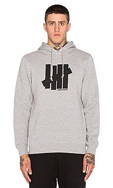 Undefeated grey hoodie discount