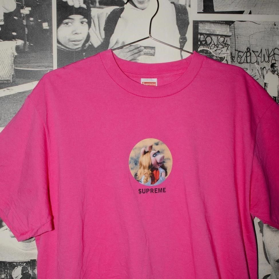 supreme Miss Piggy Tee Ash Grey 成し遂げ Lサイズ