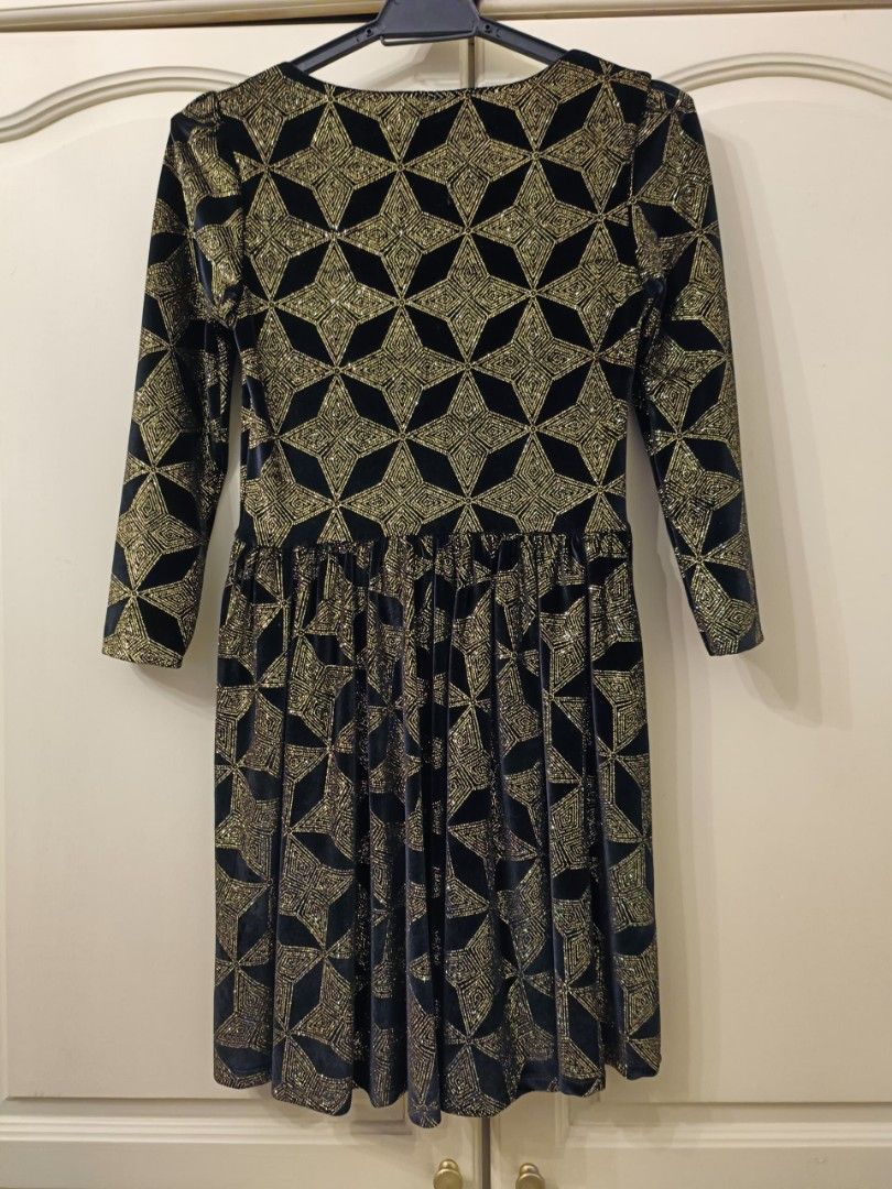 Topshop Little Black Gold Dress Women s Fashion Dresses Sets Dresses on Carousell