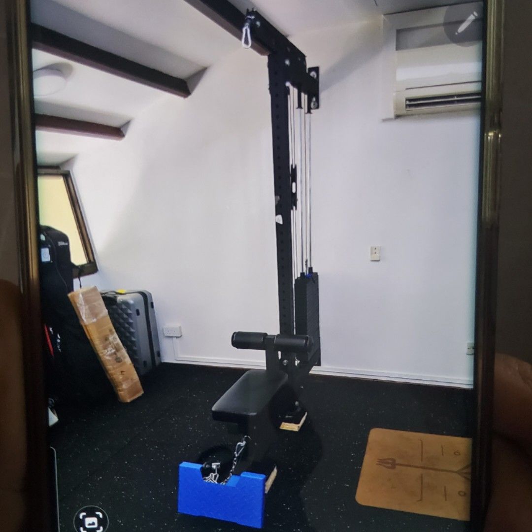 Tribal Lat Machine Wall Mount Sports Equipment Exercise Fitness Cardio Fitness Machines on Carousell