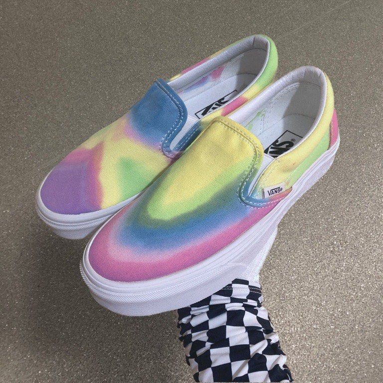 Slip on vans tie dye outlet