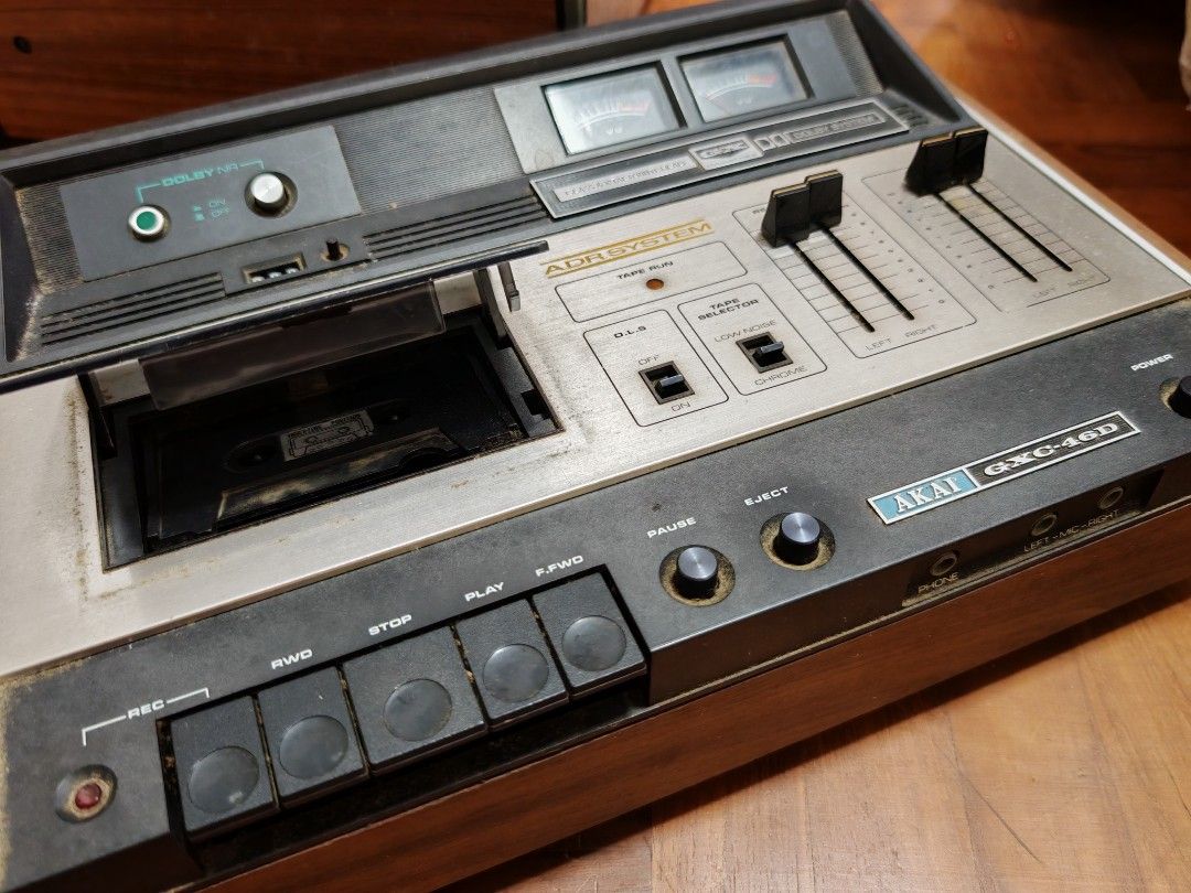 VINTAGE AKAI GXC-46D AUDIO CASSETTE PLAYER MADE IN JAPAN, Hobbies