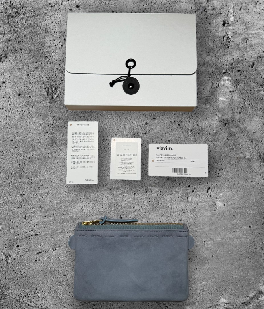 VISVIM “SUEDE ESSENTIALS CASE (L)”
