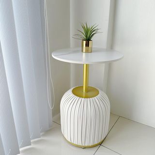 White Gold Side table